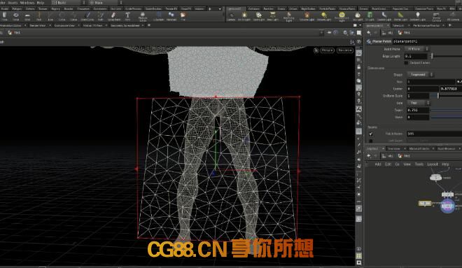 Houdini大师课角色衣服布料教程HOUDINI 17 MASTERCLASS VELLUM DRAPE含工程文件